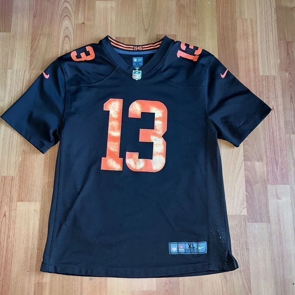 Nike Odell Beckham Jr. Brown Cleveland Browns Alternate Game Jersey youth XL